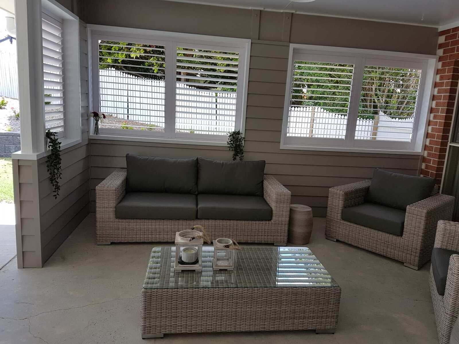 Screened patio, Murrumba Downs — after